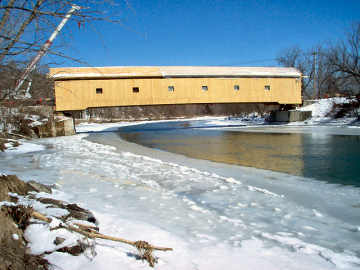 Buskirk Bridge, photo by Dick Wilson, March 15, 2005